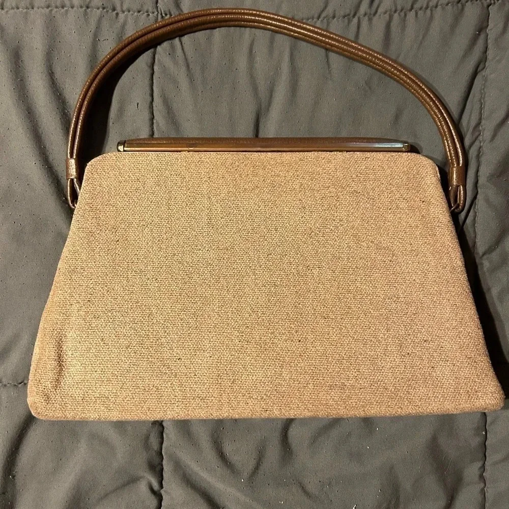 Vintage Caron of Houston Beaded Cornucopia Purse